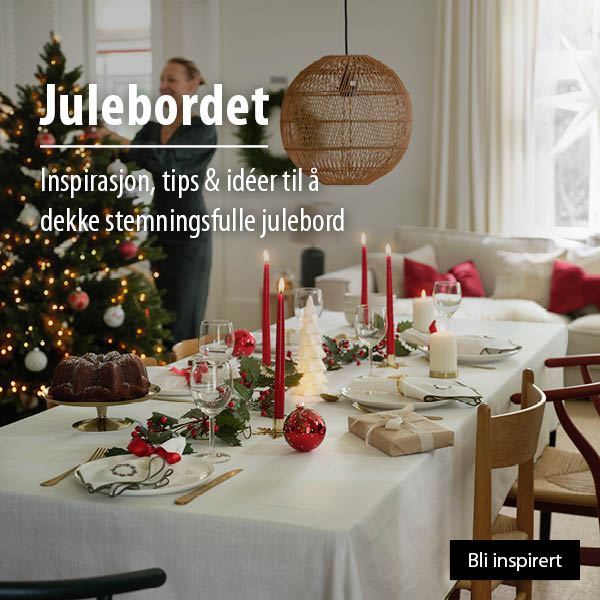 Inspirasjon dekke julebord